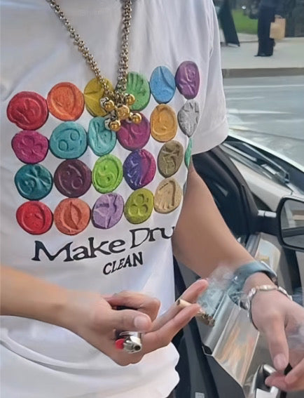 MAKE DRUGS CLEAN TEE 1