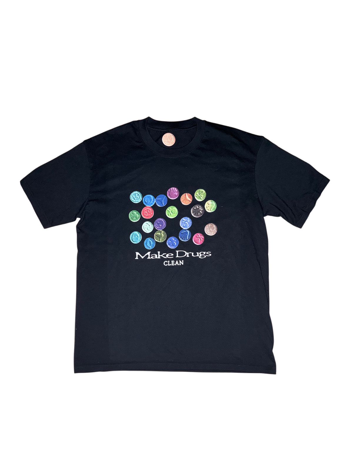 MAKE DRUGS CLEAN BLACK TEE 2